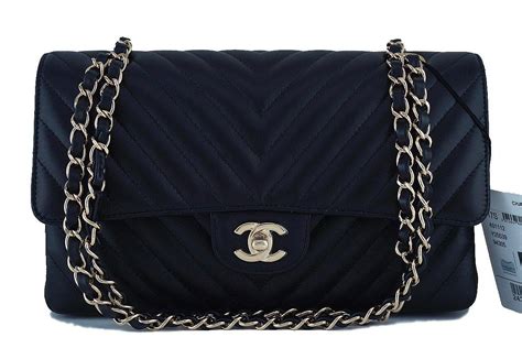 chanel chevron medium lamskin ghw|CHANEL Lambskin Chevron Quilted Medium Double Flap.